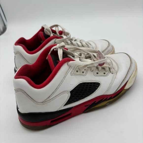 Nike Air Jordan 5 Retro Fire Red Low Shoes youth kids sz‎ 6.5